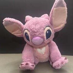 Disney Lilo & Stitch Angel Pink Purple Plush Stuffed Animal Toy Approx 14”